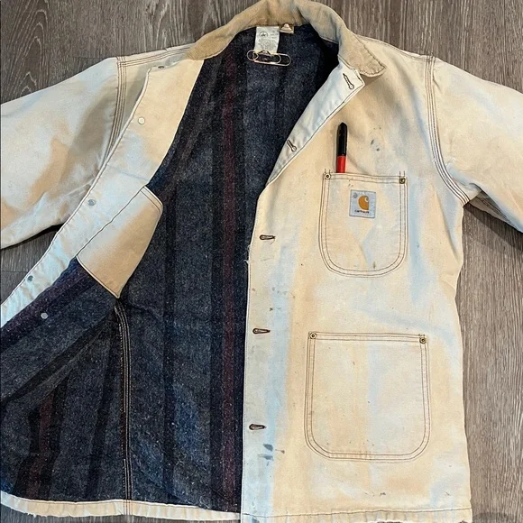 Carhartt Men's Beige Field Jacket - Picture 6 of 12